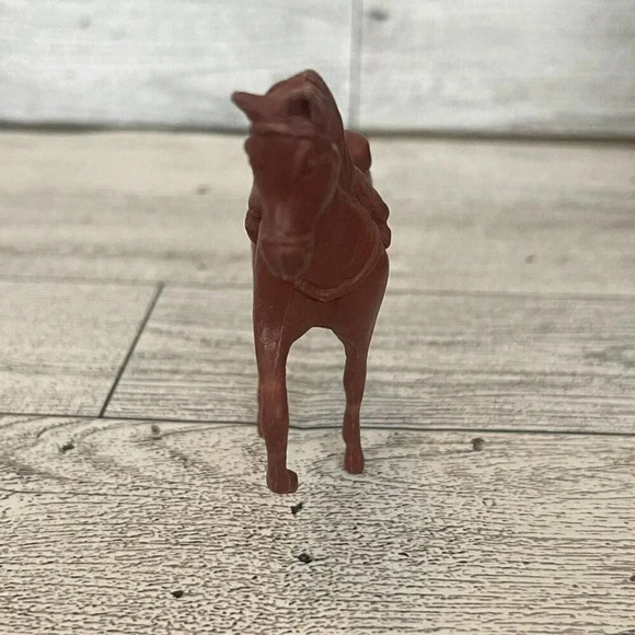Vintage Brown Horse Molded Toy Figure Western Animal Collectible Model Figurine - Picture 2 of 5